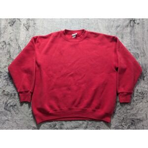 Vintage Sturdy Sweats By Lee Sweatshirt Women's Size XXL Red Made In USA